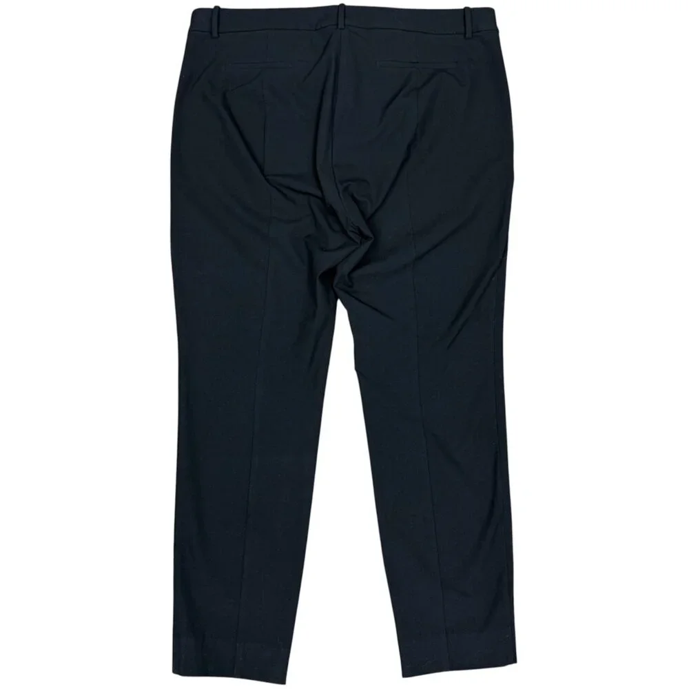 J. CREW Women's‎ EUC Ruby Full-Length Stretch Twill Pant in Black | Size 18